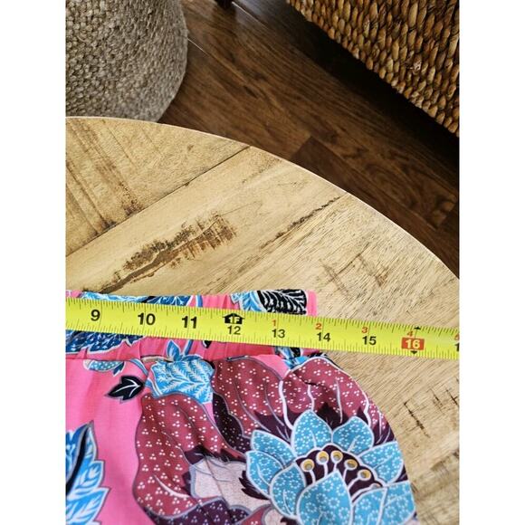 Loft Floral Drawstring Lined Skirt Women's Size S NWT Pockets Boho Party - Picture 9 of 9